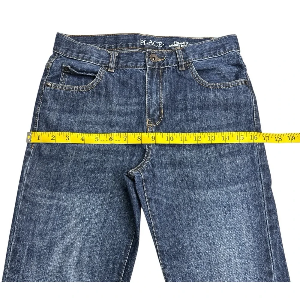 The Children's‎ Place Youth Boys Adjustable Straight-Leg Jeans – 100% Cotton, 14